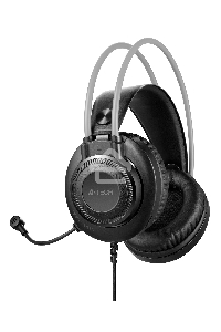 Наушники с микрофоном A4Tech Fstyler FH200U серый 2м накладные USB оголовье (FH200U GREY)