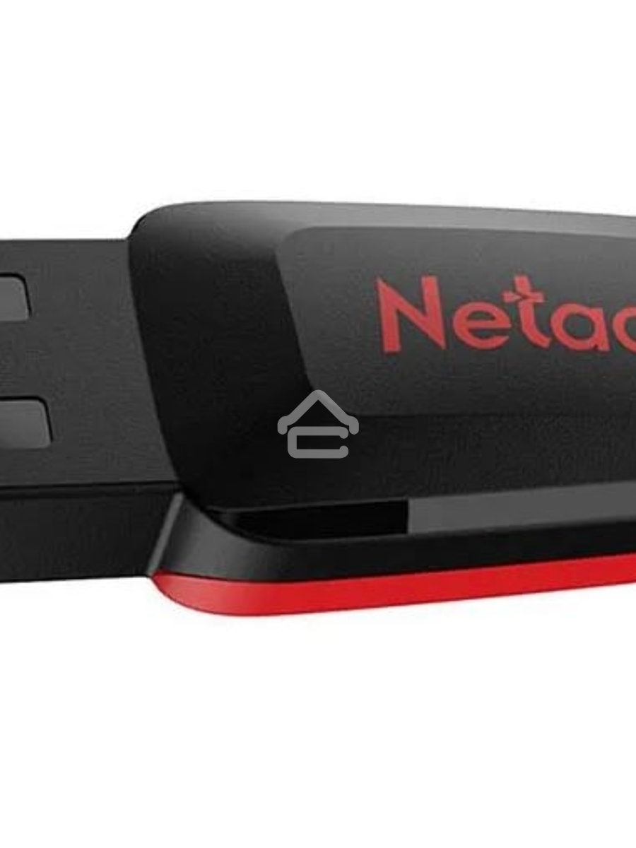 Флеш диск Netac U197 16Gb <NT03U197N-016G-20BK>, USB2.0, пластиковая, черная