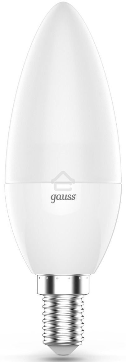 Лампа светодиодная Свеча Gauss 6W E14 RGbW+димирование LED 1/10/100