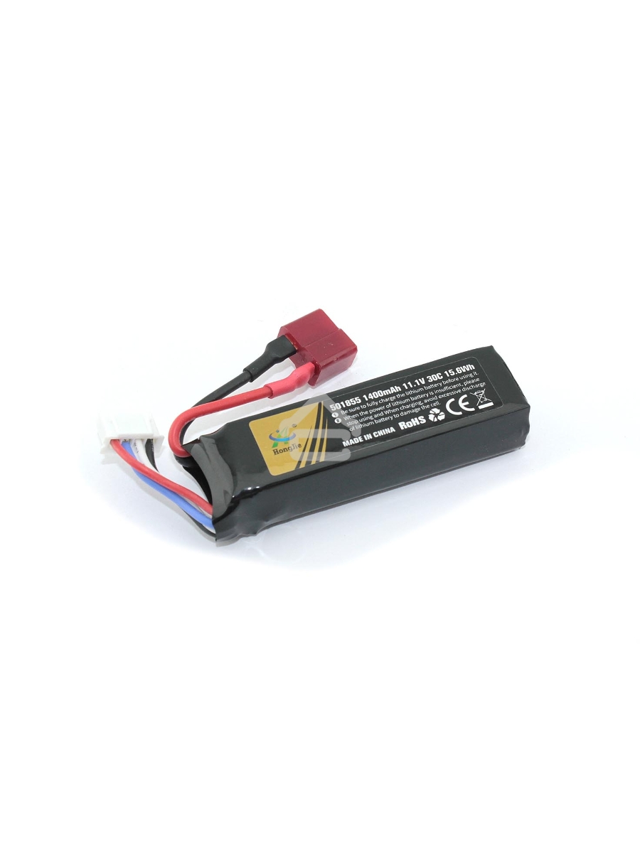 Аккумулятор Li-Pol 11.1V 401855 1400mAh разъем T-plug