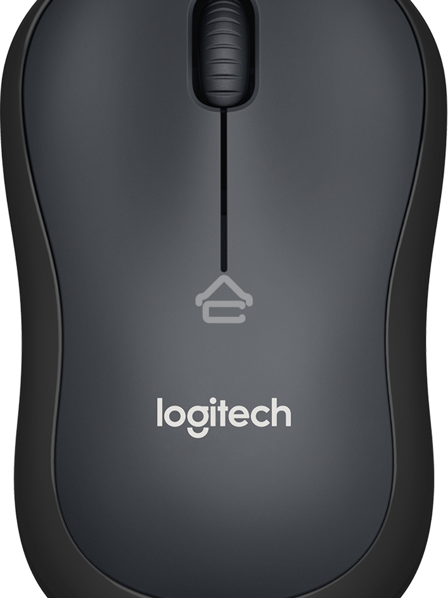 Мышь беспроводная Logitech M221 SILENT черный, 1000 dpi, радиоканал, USB, кнопки - 3