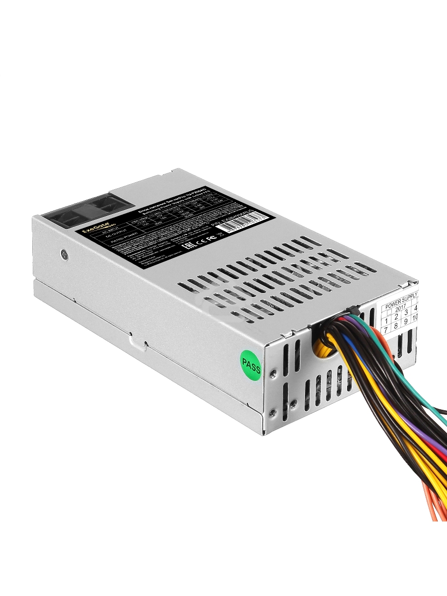 Серверный блок питания250W Exegate <ServerPRO-1U-F250AS> APFC, унив. для Flex1U, 24pin, 4pin,3xSATA, 2xIDE
