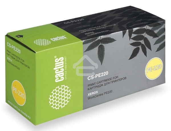 Картридж лазерный Cactus CS-PE220 (013R00621) черный (3000 стр.) для Xerox WorkCentre PE 220