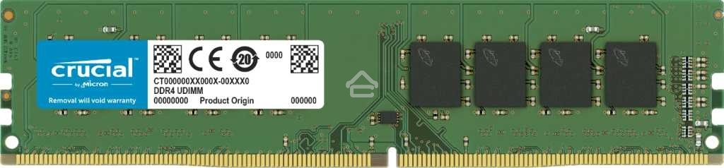 Оперативная память Crucial, DDR4, 8GB (1x8GB), 3200MHz, CL22, DIMM