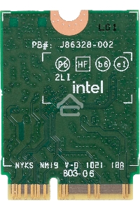 Плата сетевого контроллера Intel® Wi-Fi 6 AX201, 2230, 2x2 AX+BT, No vPro®,999TD0