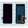 Дисплей для Samsung Galaxy A8 (2018) SM-A530F в сборе с тачскрином (OLED) черный