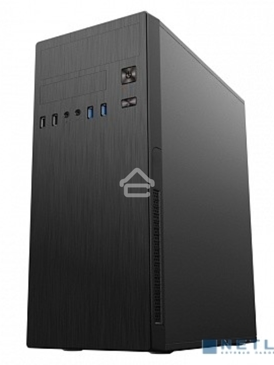 Компьютерный корпус MidiTower Powerman DA812BK Black PM-500ATX-F 2*USB 2.0+2*USB 3.0 Audio ATX