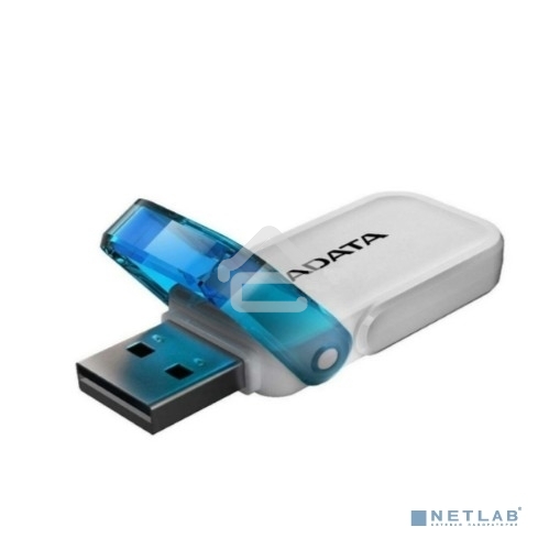 Флешка USB ADATA UV240 (AUV240-64G-RWH), 64Gb, USB 2.0, R/W 15/5, белый/синий