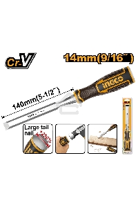 Стамеска Ingco Industrial HWC0814 14x140мм, CrV
