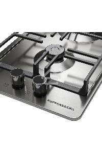 Варочная поверхность Kuppersberg FS 39 X, газ, High-Tech, 32 см, автоматический электроподжиг, газ-контроль, форсунки под сжиженый газ, SABAF конфорки, чугунные решетки, цвет серебристый