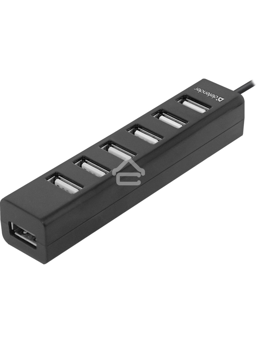 Универсальный USB разветвитель Defender Quadro Swift USB2.0, 7 портов
