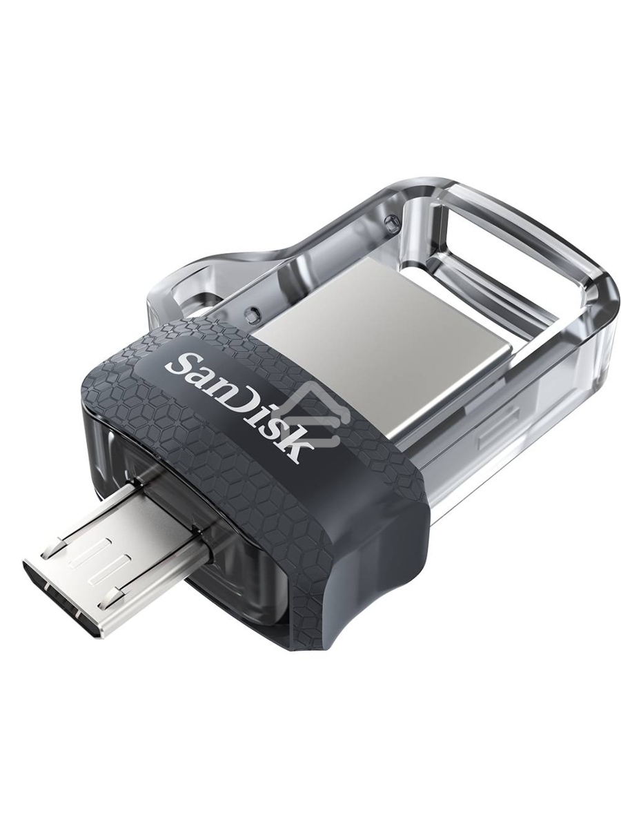 Флеш диск 64GB SanDisk Ultra Android Dual Drive OTG, m3.0/USB 3.0, Black