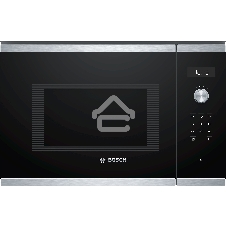 Микроволновая печь встраиваемая Bosch BFL554MS0 нержавеющая сталь/черный, 25 л, 900 Вт, переключатели - поворотный механизм/сенсор