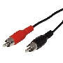 Шнур Rexant 2 RCA - 2 RCA, 3 м, черный (10 шт./уп.)