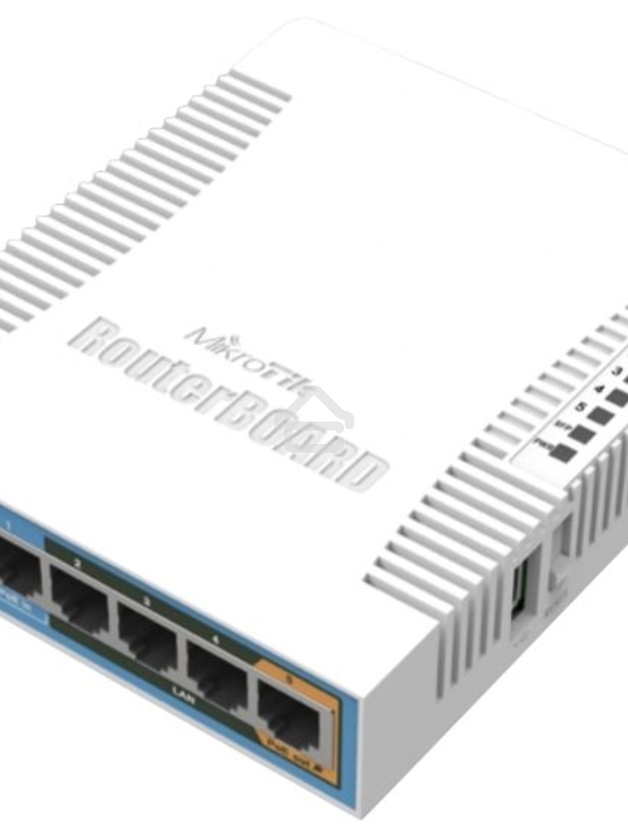 Сетевое оборудование MikroTik RB962UiGS-5HacT2HnT Роутер 2.4+5ГГц, 802.11a/b/g/n/ac, 5x Ethernet 1G, 1x SFP