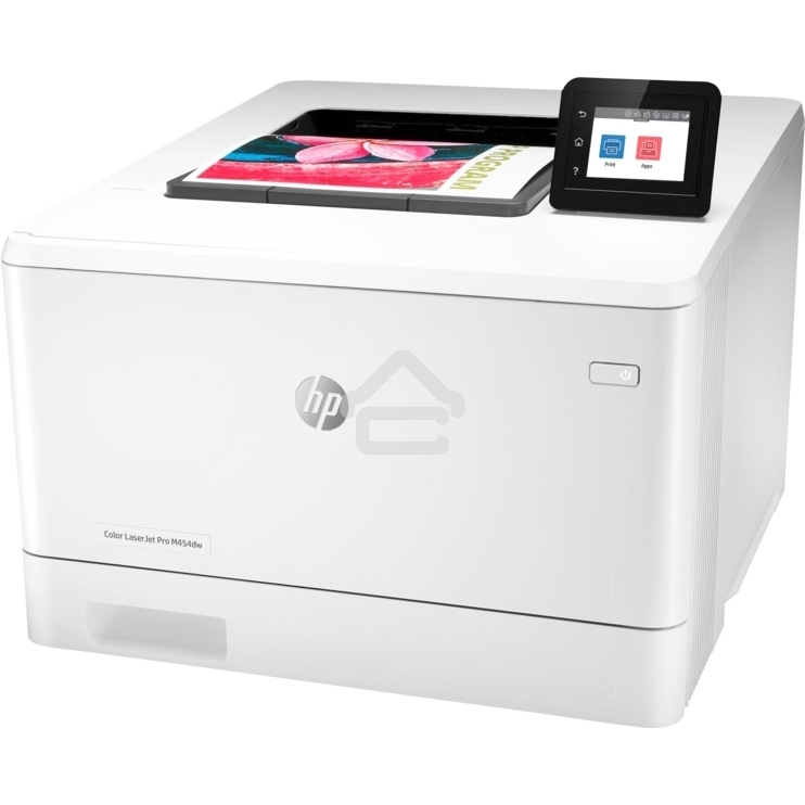 Принтер лазерный HP Color LaserJet Pro M454dw (W1Y45A#B19), А4, цветной, печ. до 27 стр/мин., 600 x 600 dpi, USB, RJ-45, Wi-Fi, BlueTooth, Air Print, Mopria