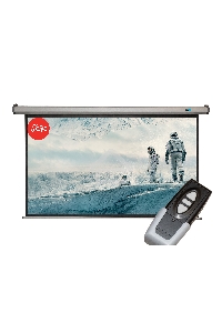 Экран Pro 200x112см Motoscreen 16:9 настенно-потолочный  (моторизованный) 90' фибергласс, серый корпус