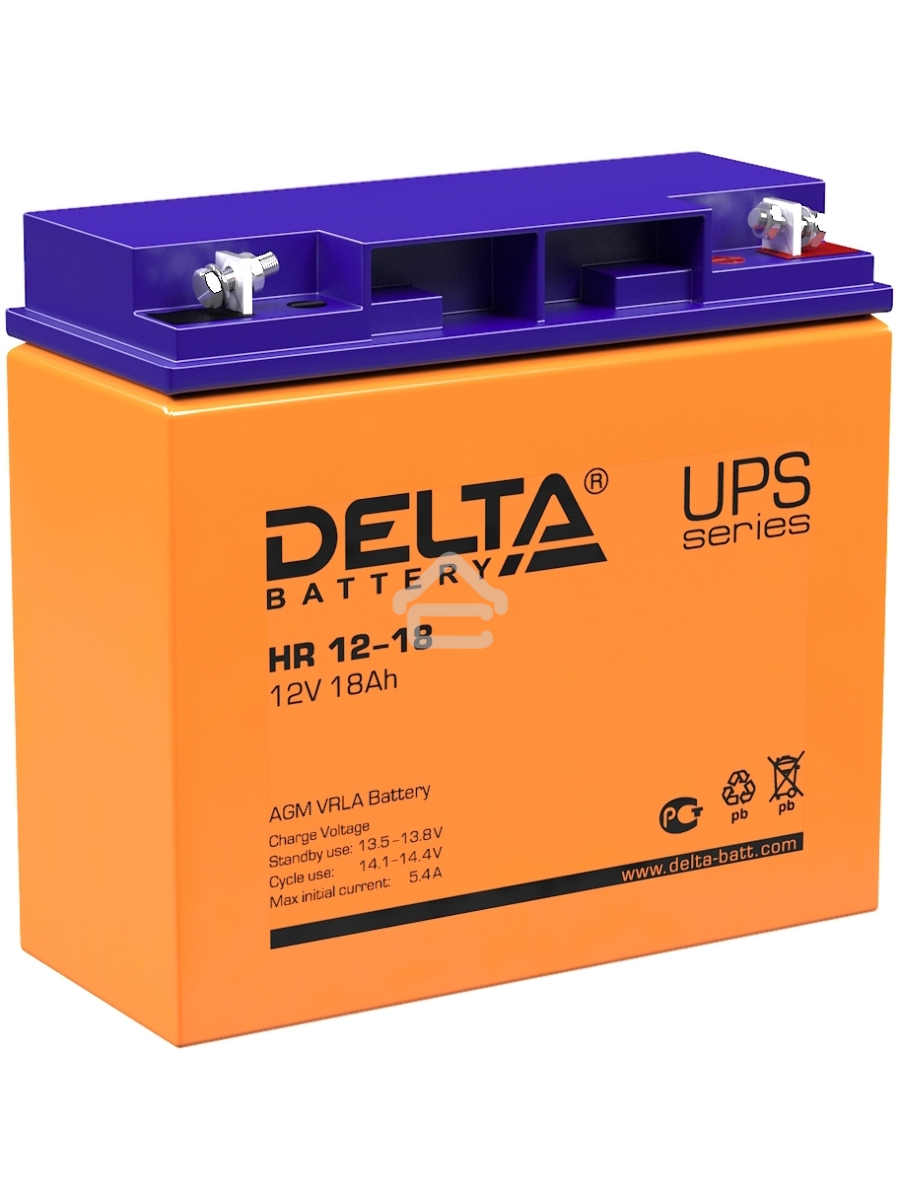 Батарея Delta HR 12-18 (12V, 18Ah)