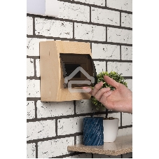 Щит ЩРН-П-8 IP41 светлое дерево PROxima EKF pb40-n-8-light