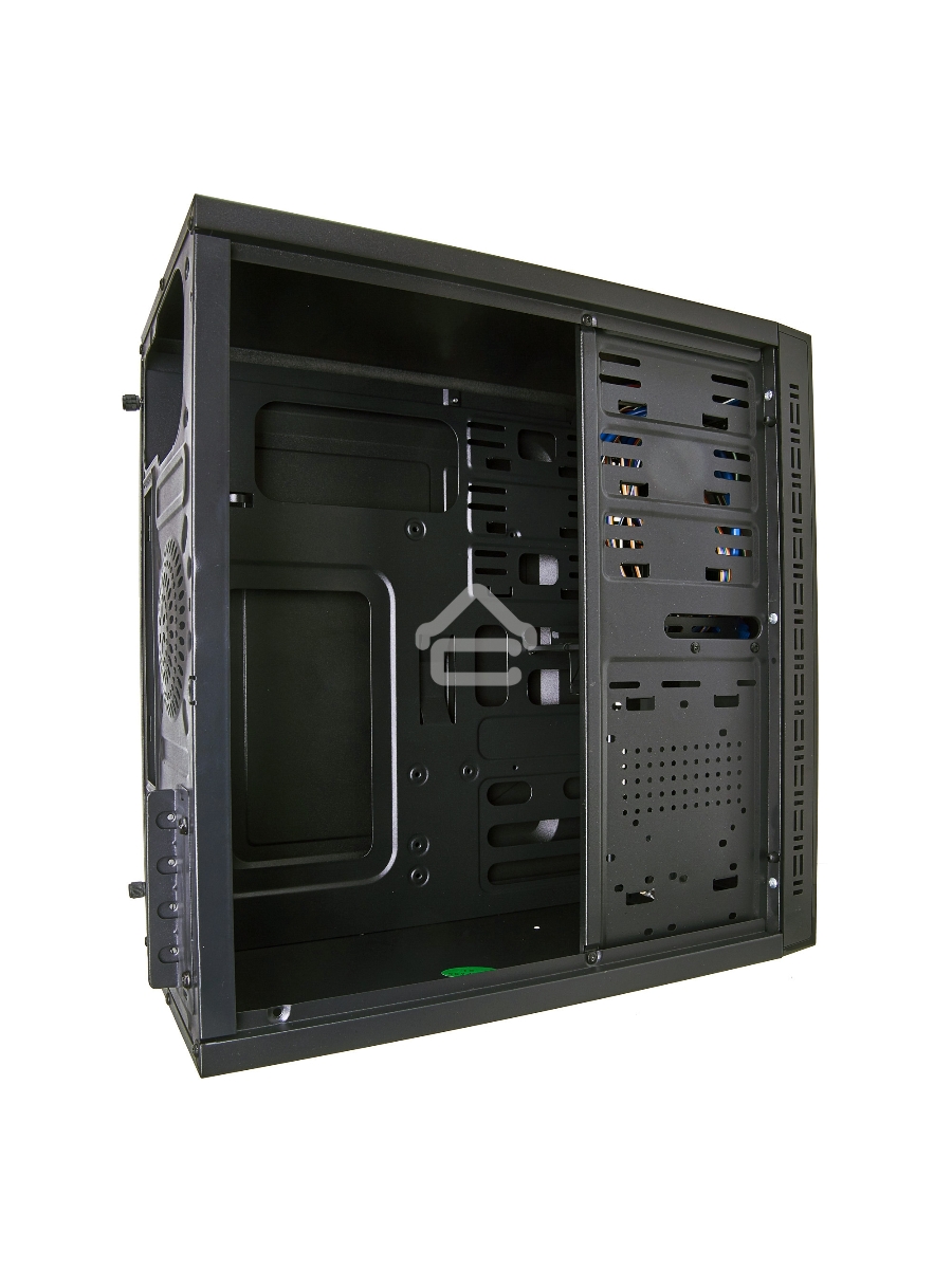 Компьютерный корпус Minitower Exegate QA-412U Black, mATX, <XP500, Black, 120mm>, 2*USB+2*USB3.0, Audio