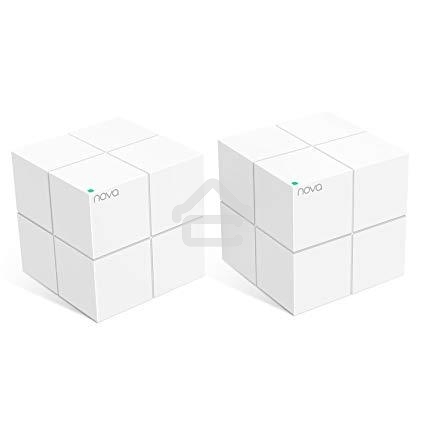 Маршрутизатор Tenda nova MW6 (2 роутера) АС1200 Двухдиапазонная Wi-Fi Mesh система, 2 порта gigabit ethernet RJ45