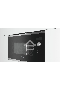 Микроволновая печь встраиваемая Bosch BFL554MS0 нержавеющая сталь/чёрный, 25 л, 900 Вт, переключатели - поворотный механизм/сенсор
