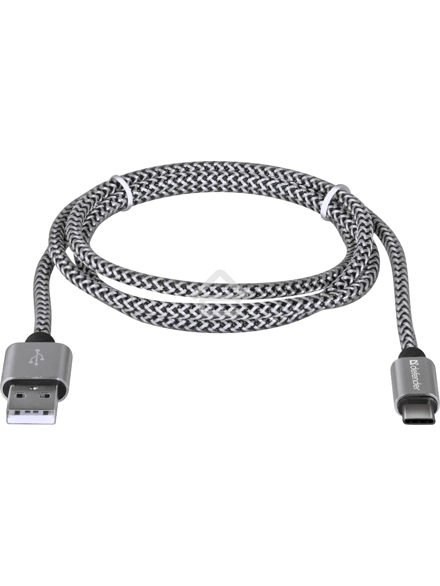 Кабель Defender USB2.0 TO TYPE-C 1M WHITE USB09-03T