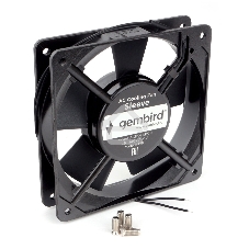 Вентилятор для корпуса Gembird 18925 черный, 120 мм, 2100 об/мин, 37.5 дБ, 2 pin