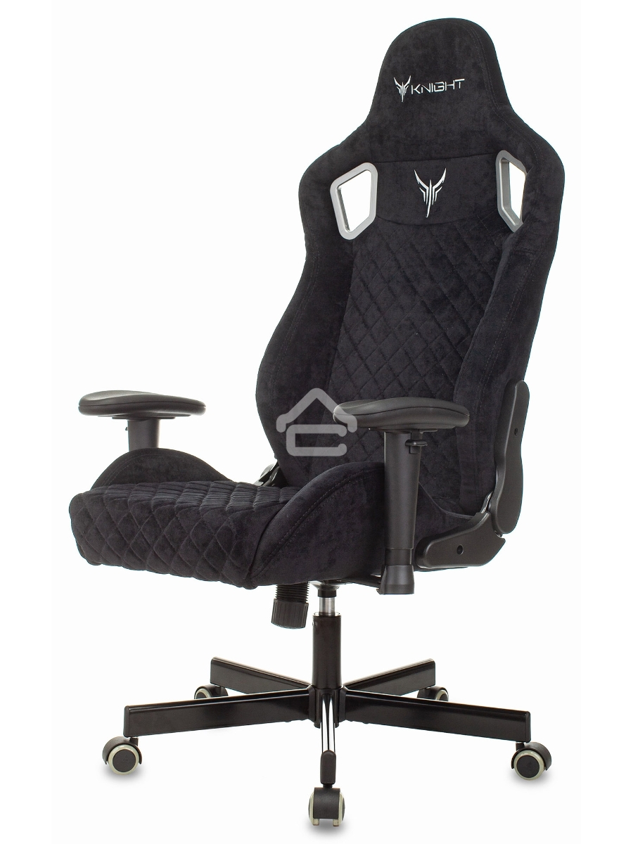 Кресло игровое Knight Outrider Light-20 черный с подголов. крестовина металл