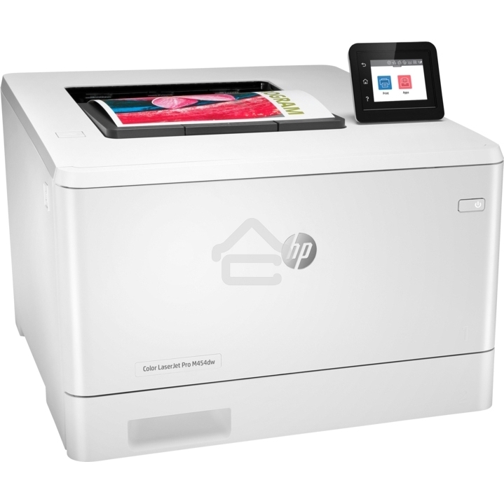 Принтер лазерный HP Color LaserJet Pro M454dw (W1Y45A#B19), А4, цветной, печ. до 27 стр/мин., 600 x 600 dpi, USB, RJ-45, Wi-Fi, BlueTooth, Air Print, Mopria