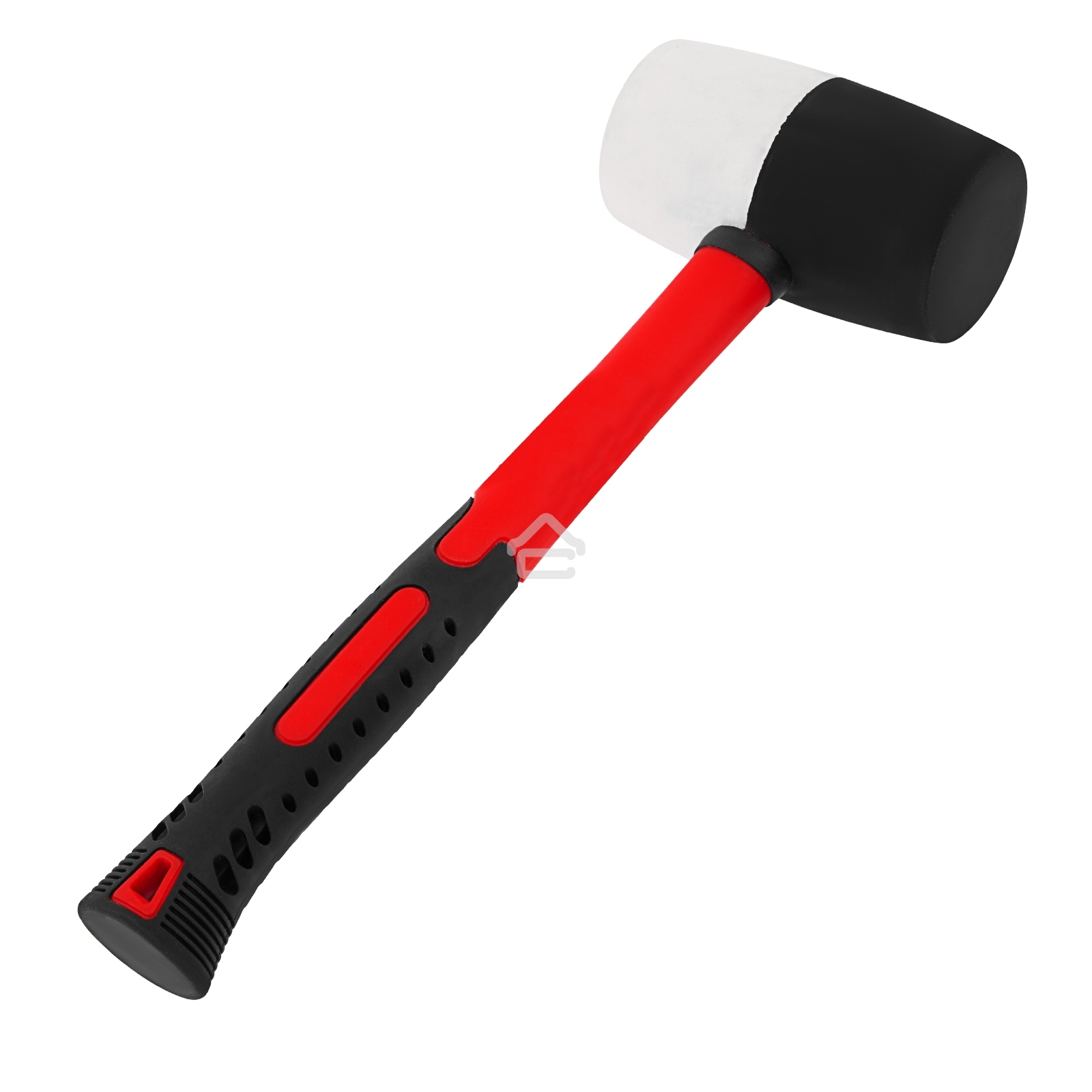 Киянка резиновая Matrix 11173, 910 г, черно-белая резина, фибергласовая рукоятка