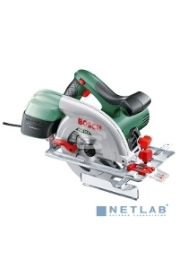 Дисковая пила Bosch PKS 55 А, 1200 Вт зеленый/черный