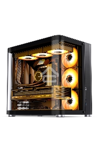 Компьютерный корпус JONSBO TK-2 Black ATX без БП, mini-ITX, micro-ATX, ATX, черный