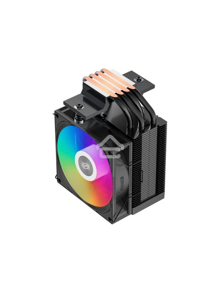 Кулер PCCooler R400 ARGB черный 92мм алюминий+медь 2200r[m 30db 4-pin 180W 133мм