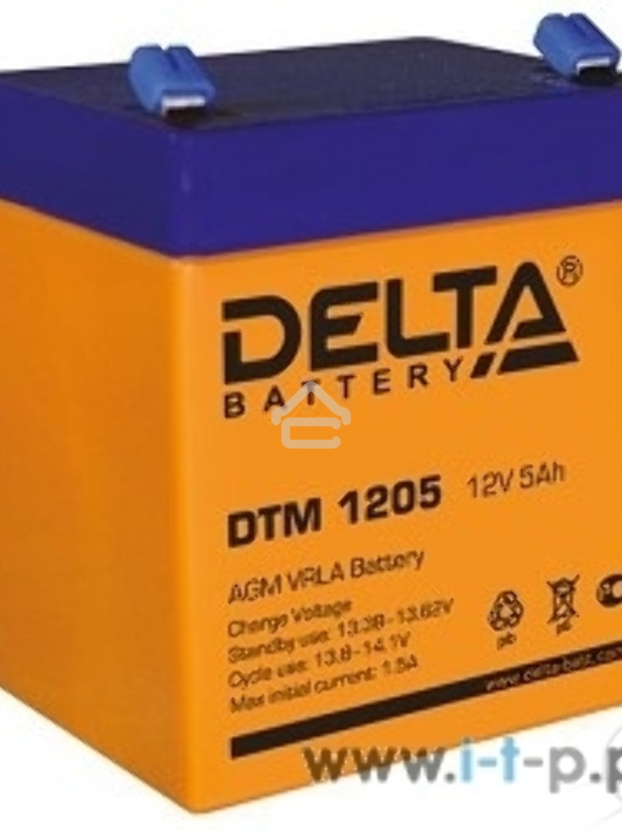 Батарея Delta DTM 1205 (12V, 5Ah)