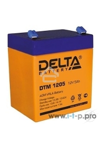Батарея Delta DTM 1205 (12V, 5Ah)