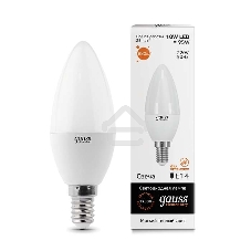 Лампа светодиодная LED Gauss 10Вт E14 220В 2700К Elementary свеча 33110