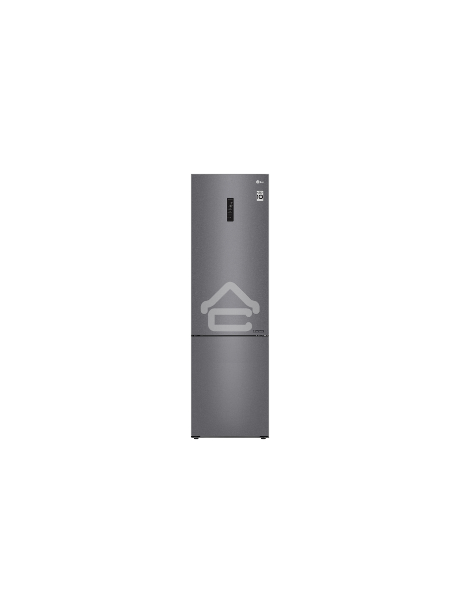 Холодильник LG GA-B509CLSL графитовый двухкамерный 277/107л морозилка снизу, No Frost