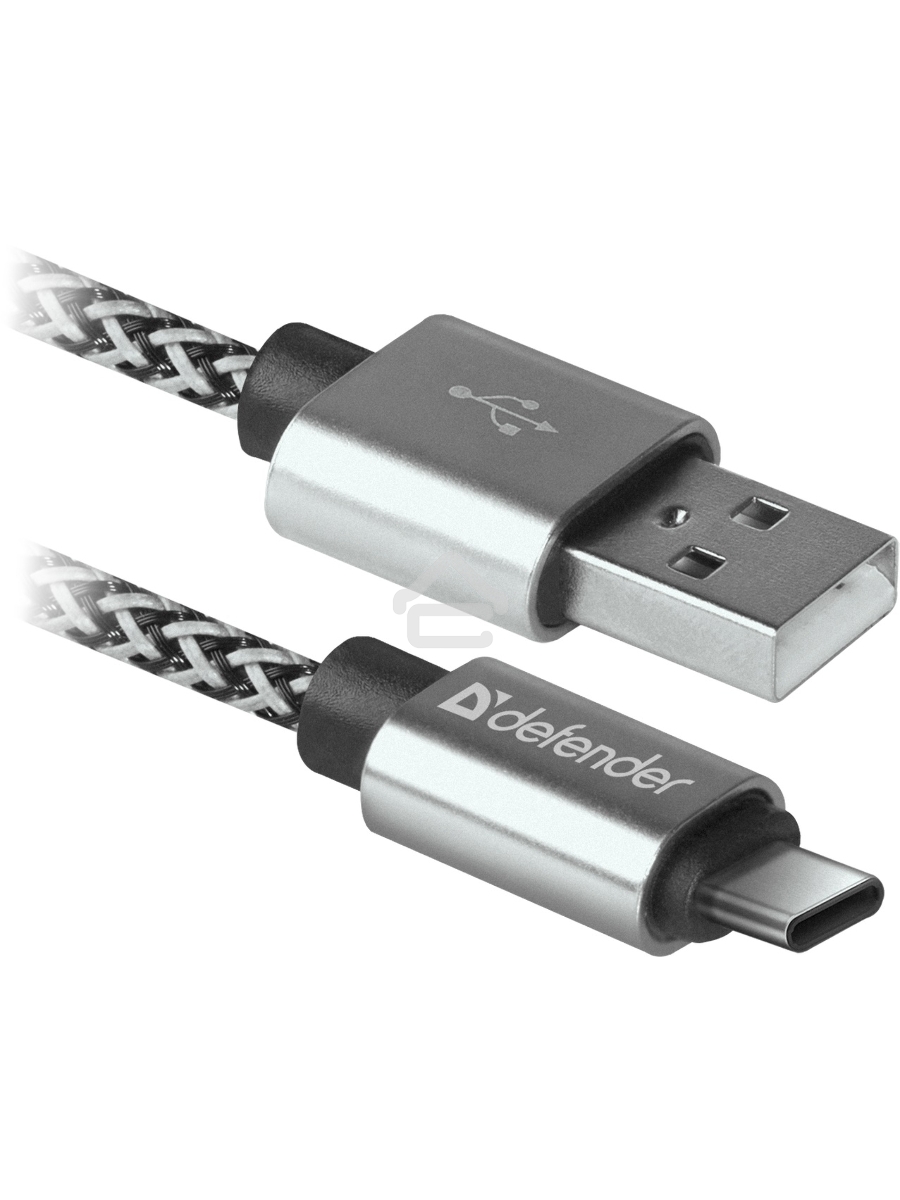Кабель Defender USB2.0 TO TYPE-C 1M WHITE USB09-03T