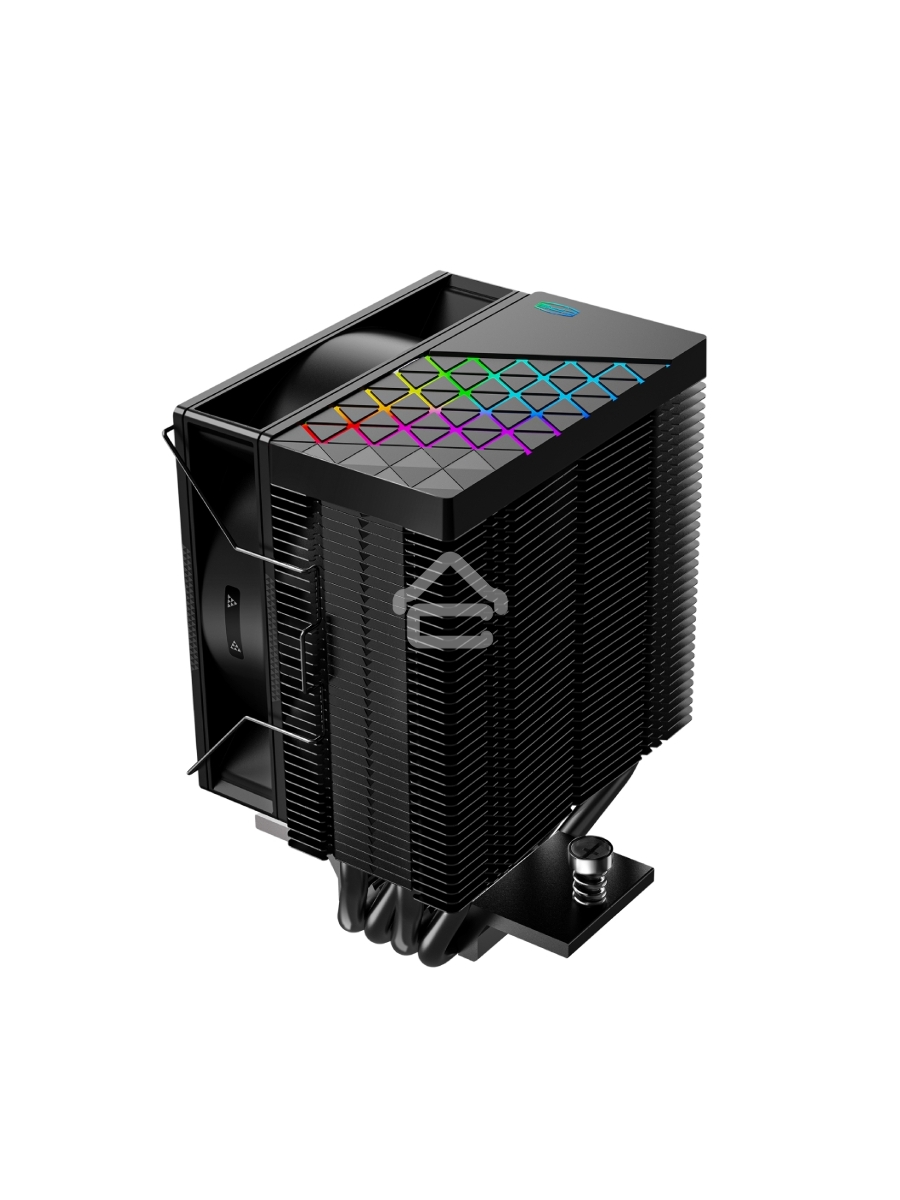 Кулер PCCooler R400 ARGB черный 92мм алюминий+медь 2200r[m 30db 4-pin 180W 133мм