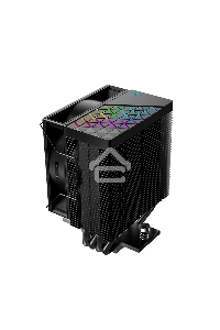 Кулер PCCooler R400 ARGB BK S115X/1200/1700/AM4/AM5 (TDP 180W, 90mm ARGB Fan, 4 тепловые трубки 6мм, 650-2200RPM, 28,3dBa)