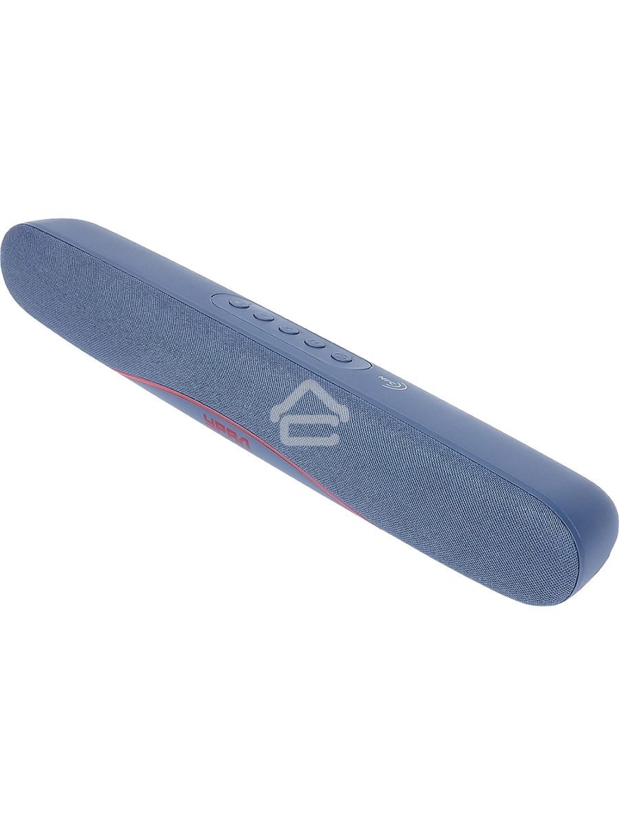 Колонка портатитвная Ural ТТ М100+ синий 6W 1.1 BT/3.5Jack/USB-C 10м 1200mAh (без.бат) (УРАЛ ТТ М100+ СИНИЙ)