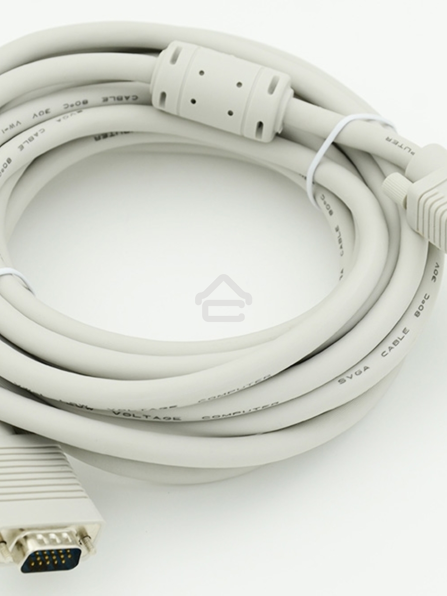 Кабель монитор - SVGA card (15M-15M) 2 filters 5m