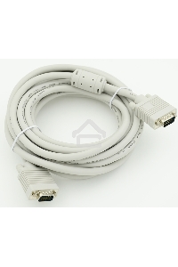 Кабель монитор - SVGA card (15M-15M) 2 filters 5m