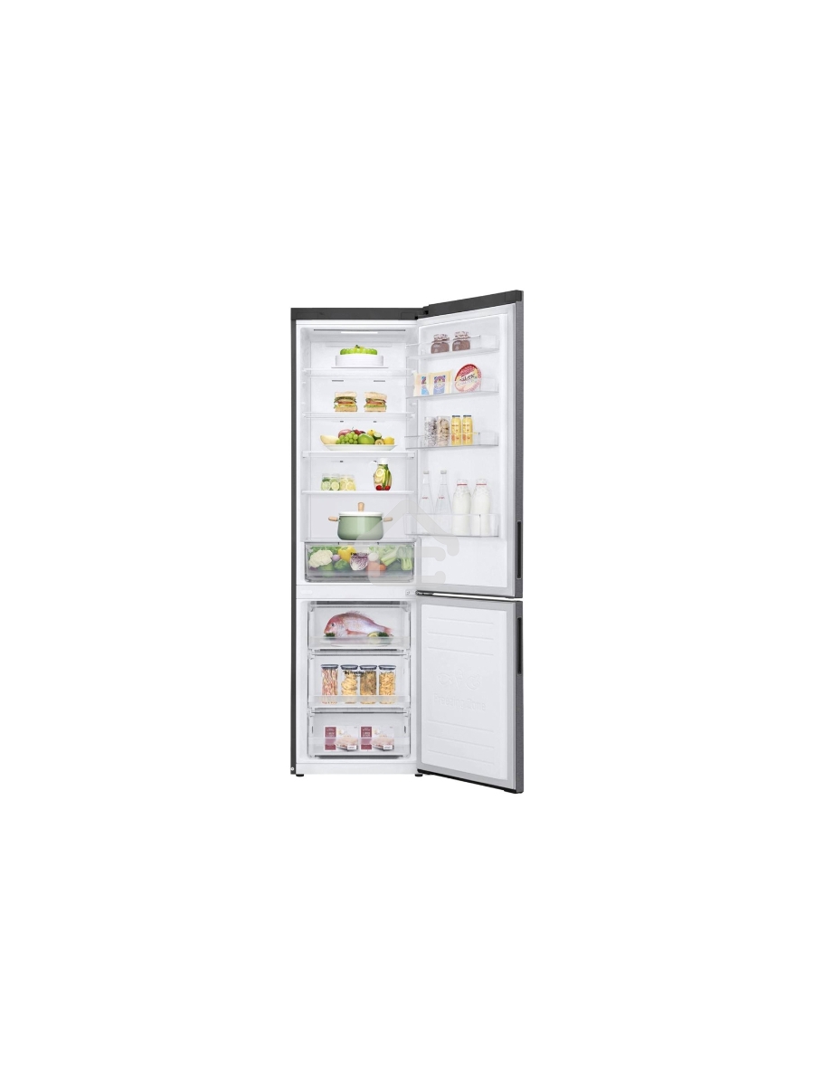 Холодильник LG GA-B509CLSL графитовый двухкамерный 277/107л морозилка снизу, No Frost