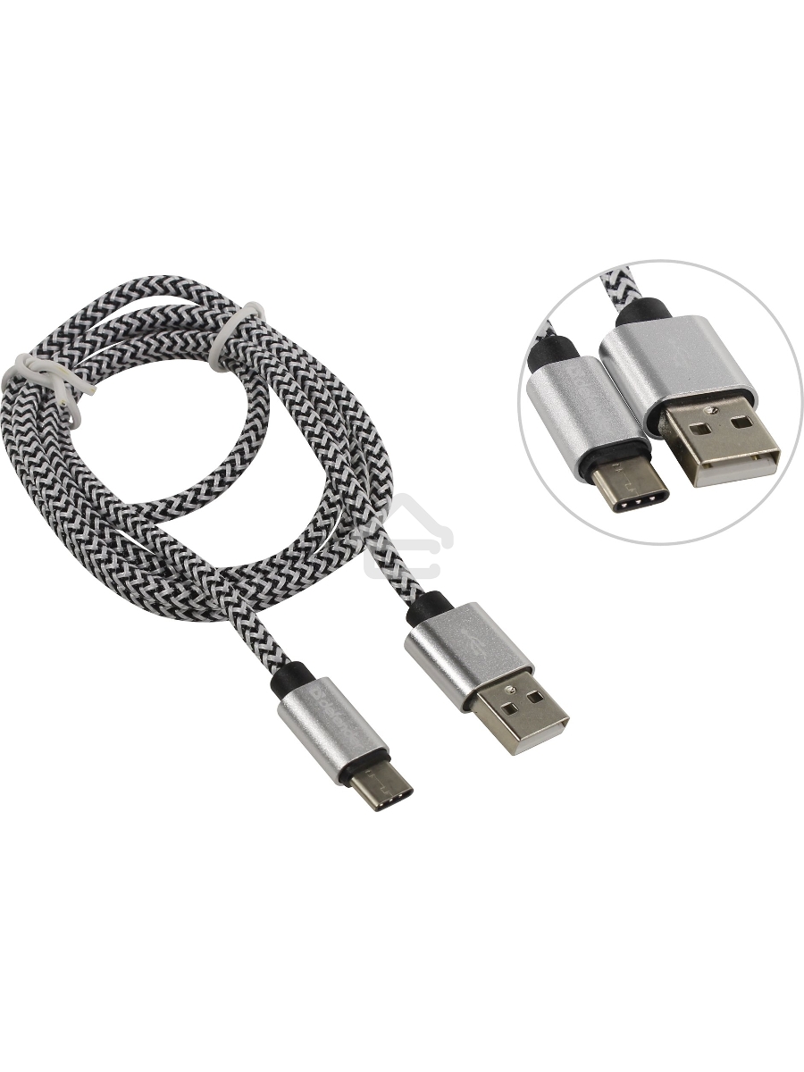 Кабель Defender USB2.0 TO TYPE-C 1M WHITE USB09-03T