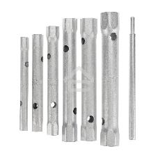 Набор ключей-трубок торцевых Rexant 8х17 мм, вороток, оцинкованные, 6 шт.