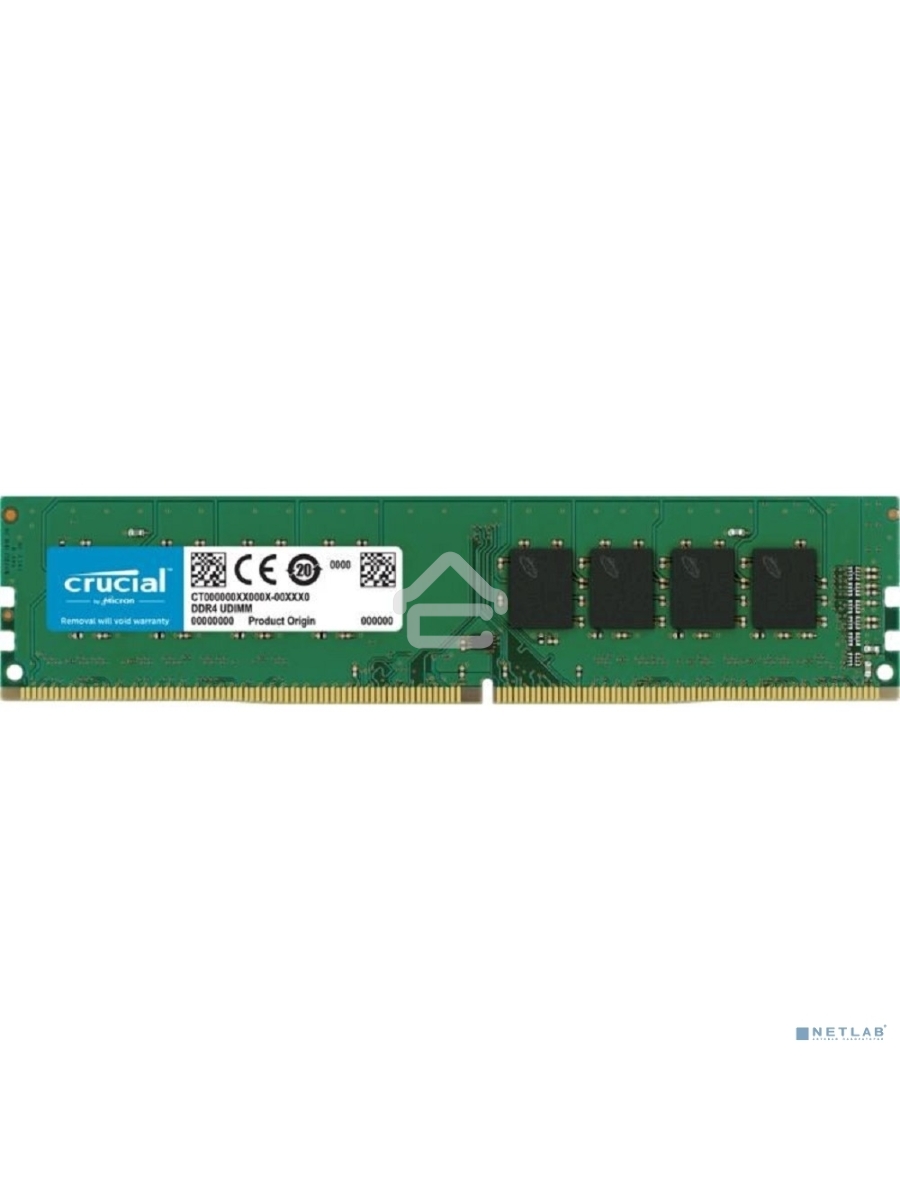Оперативная память Crucial, DDR4, 32GB (1x32GB), 3200 MHz, CL22, DIMM