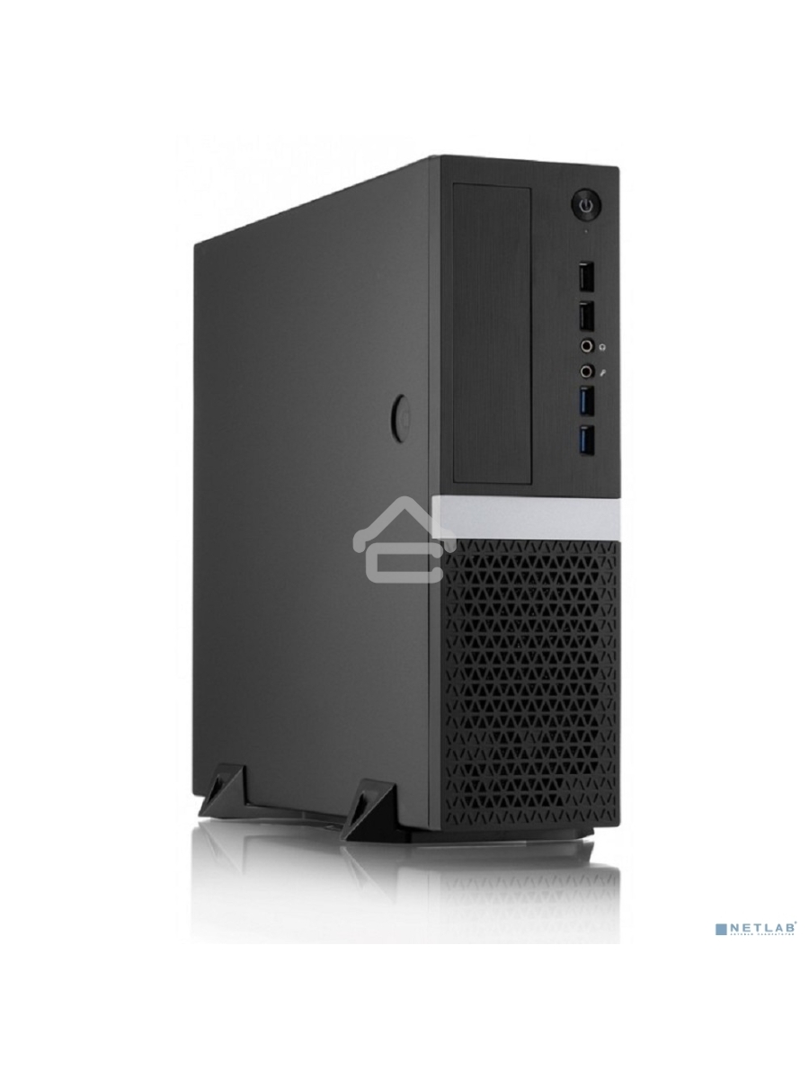 Компьютерный корпус Foxline FL-211-TFX300S с блоком питания 300Вт, mATX case, black, w/PSU TFX 300W, w/2xUSB2.0+2xUSB3.0, w/pwr cord, w/ 8cm FAN