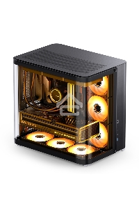 Компьютерный корпус JONSBO TK-2 Black ATX без БП, mini-ITX, micro-ATX, ATX, черный
